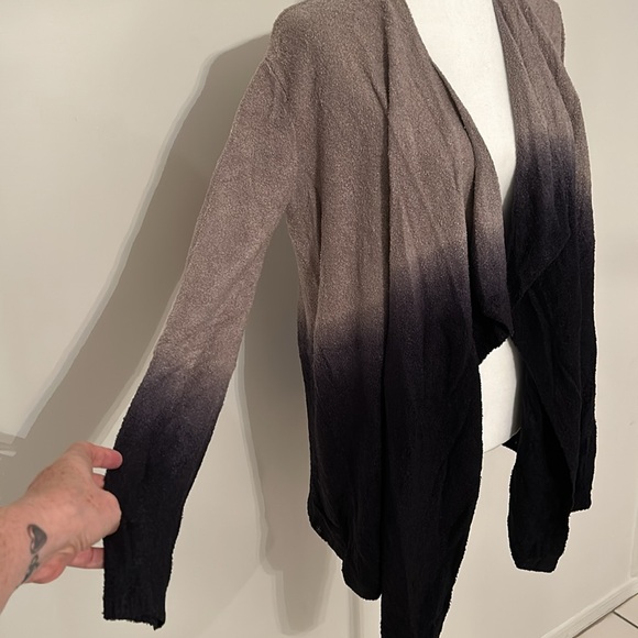 NWOT Barefoot Dreams Ombré Open Front Cardigan - Picture 6 of 11
